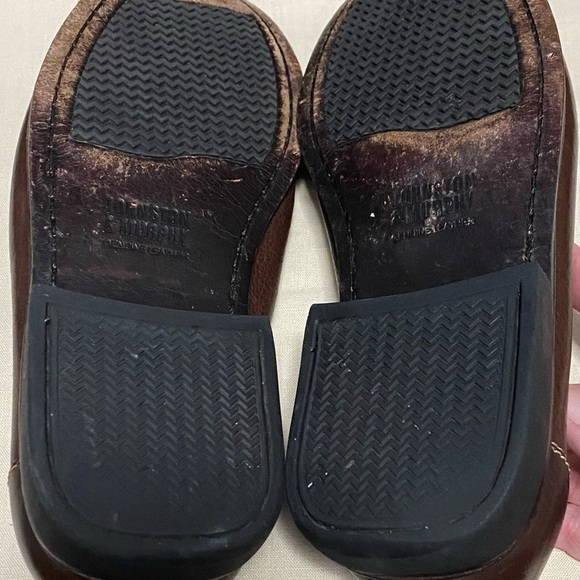 Johnston & Murphy Brown Leather Mens Slip On Loafers in Size 9. - Picture 9 of 9